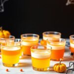 festive candy corn shots