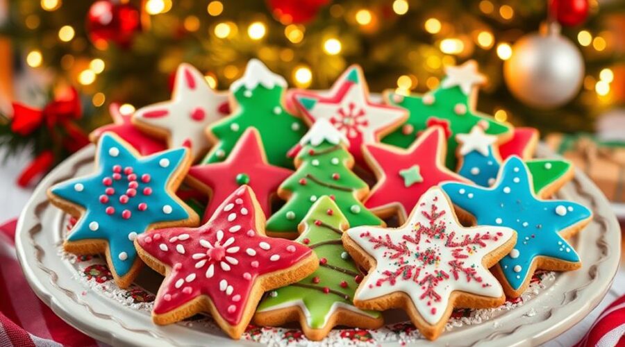 festive christmas cookie designs