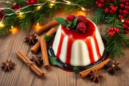 festive italian christmas dessert