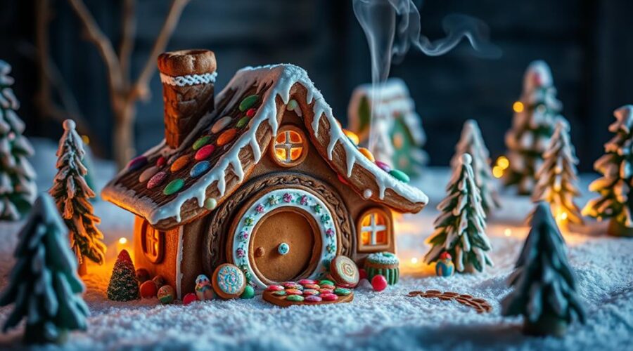 gingerbread hobbit house project