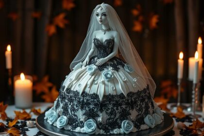 haunting halloween corpse cake