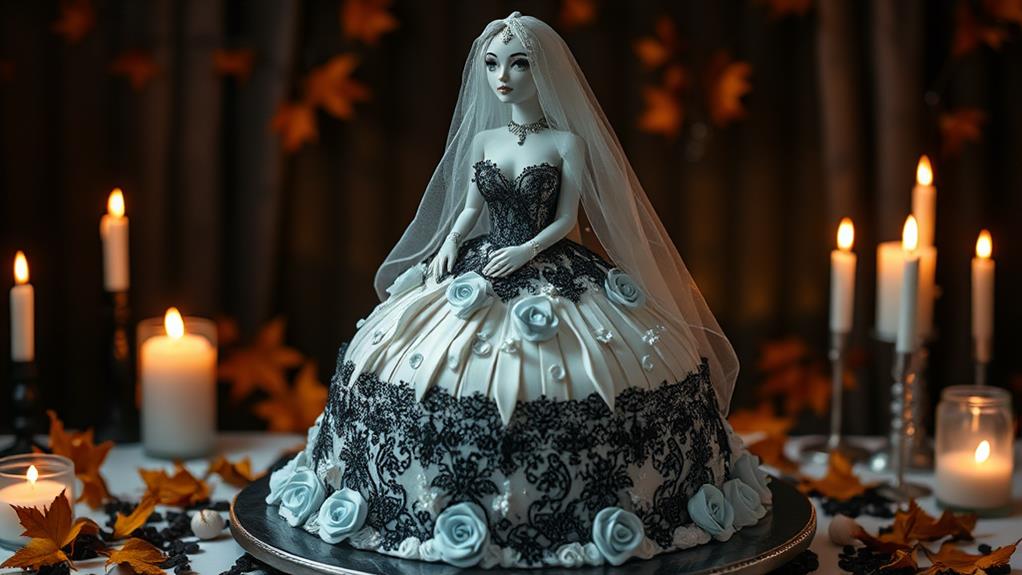 haunting halloween corpse cake