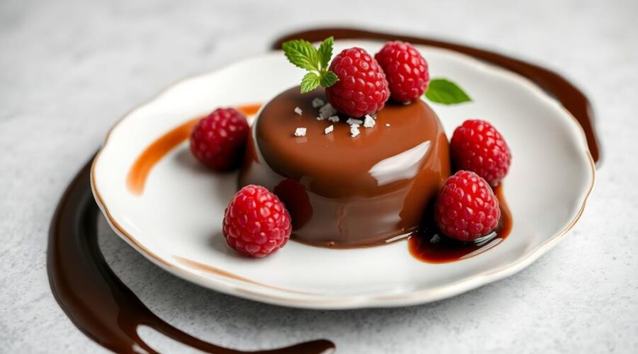 indulgent chocolate dessert treat