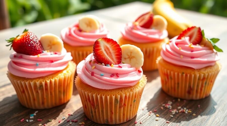 irresistibly fruity cupcake delight