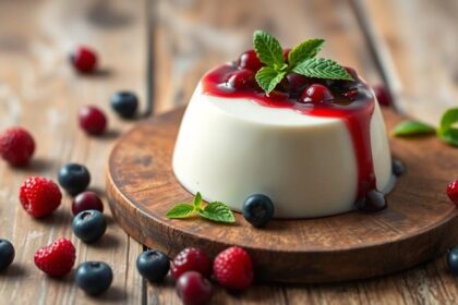 italian creamy panna cotta