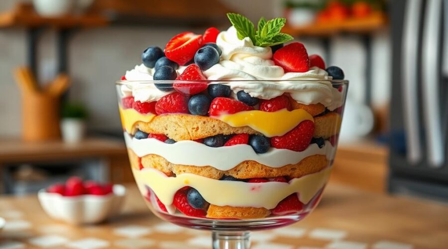 modern twist on trifle