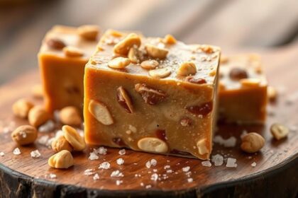 nutty creamy peanut fudge