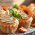 peach cupcakes fruity delight