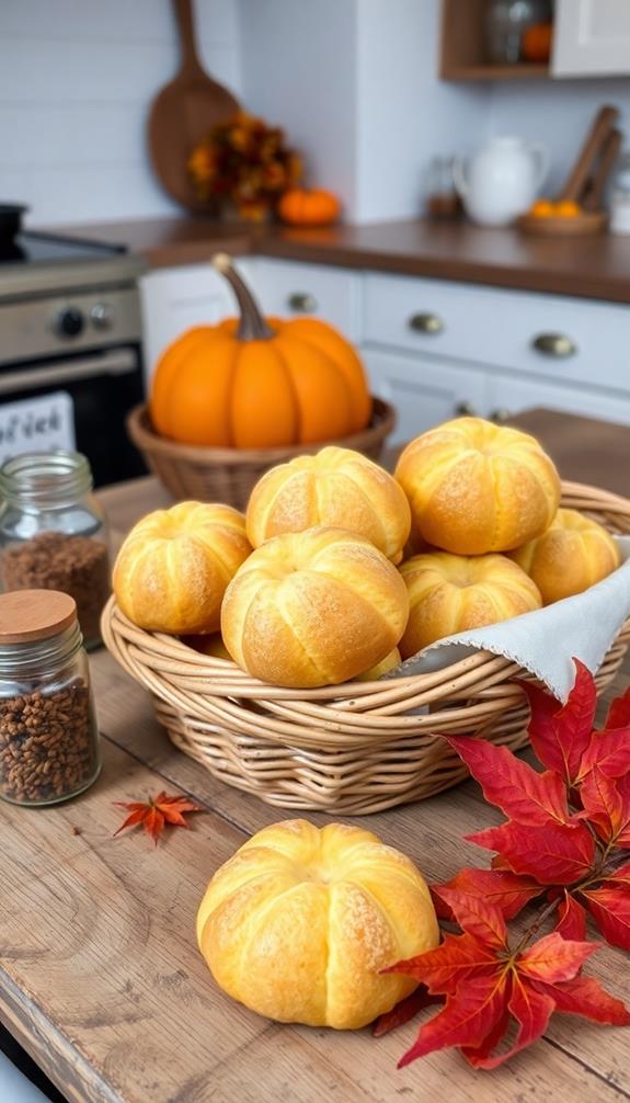 properly store pumpkin buns