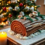 reimagined festive log cake