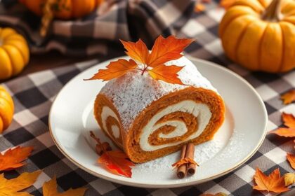 seasonal pumpkin roll delight