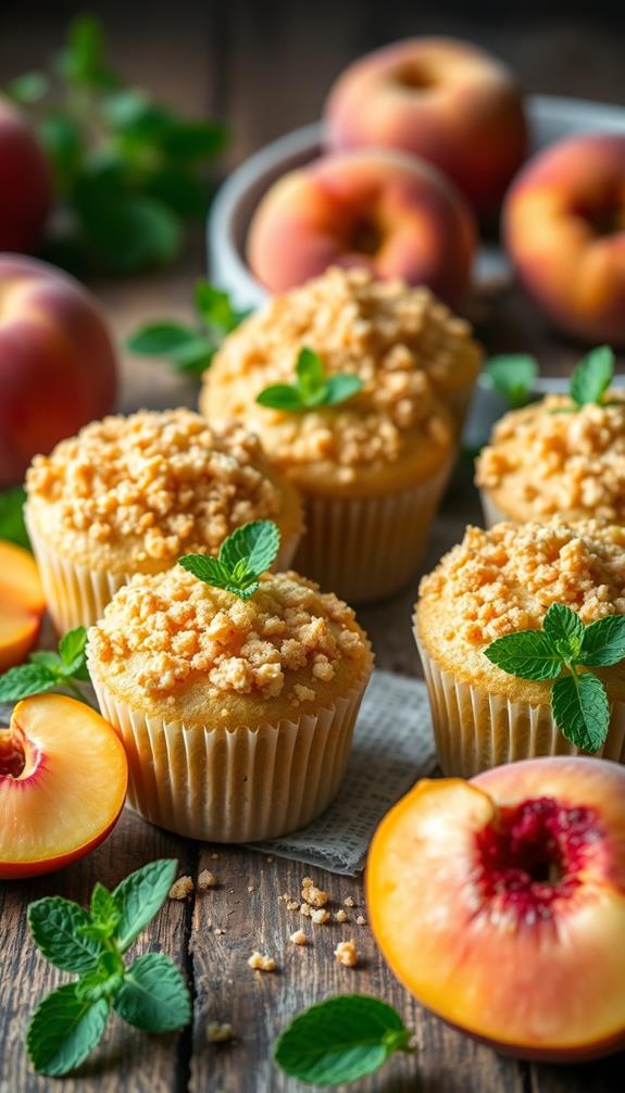 spiced cupcakes with streusel