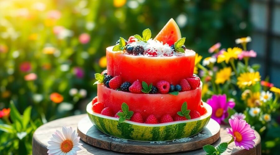 stunning watermelon cake recipe