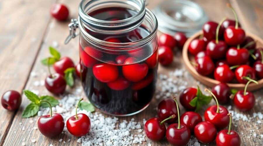 sweet and flavorful cherry liqueur