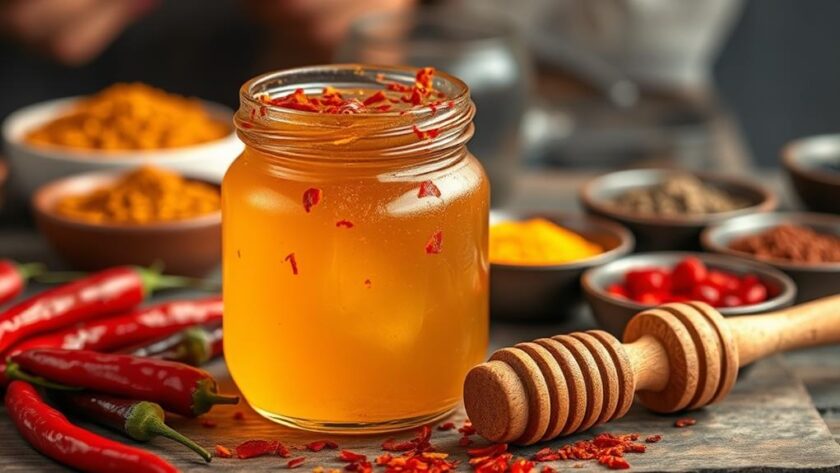 sweet and spicy honey