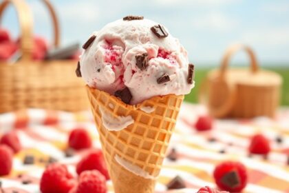 delicious summer ice cream