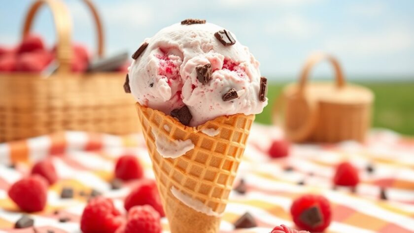 delicious summer ice cream