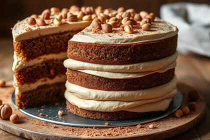 elevate cakes with hazelnut