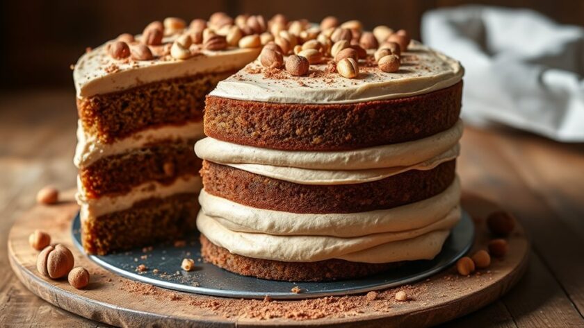 elevate cakes with hazelnut