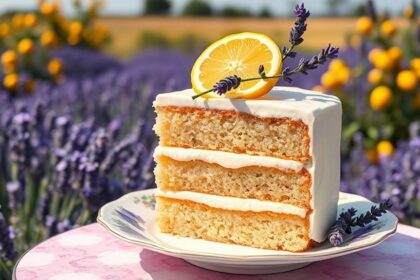 floral citrus cake delight