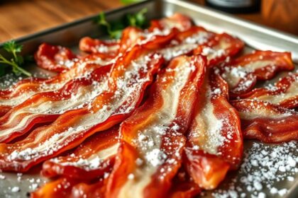 floured bacon oven technique