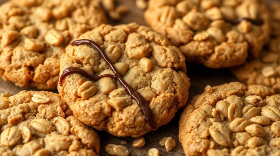 flourless chewy peanut cookies