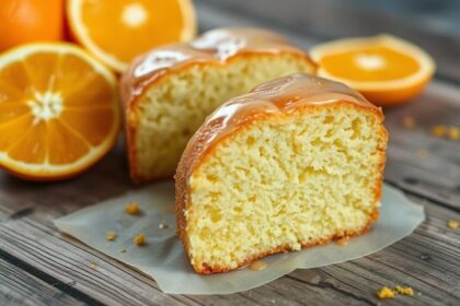 moist zesty orange cake