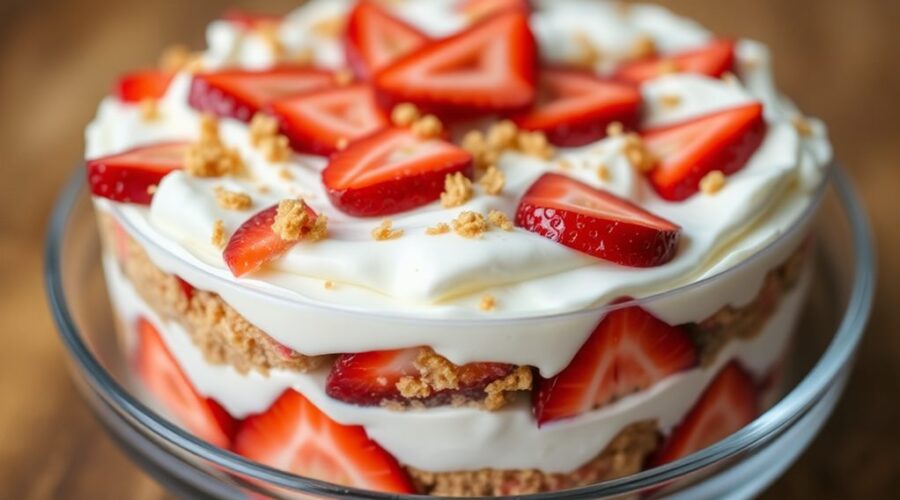 sweet tangy strawberry delight