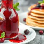 tangy cranberry breakfast syrup