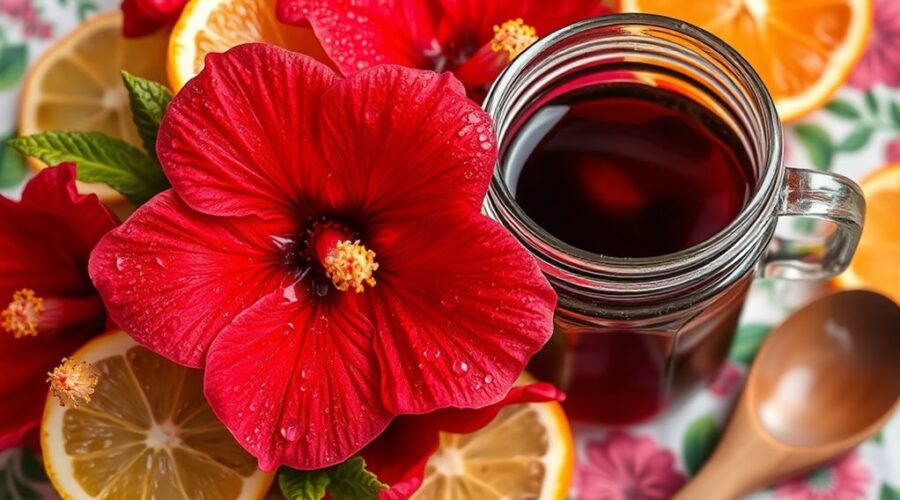 tangy hibiscus syrup recipe