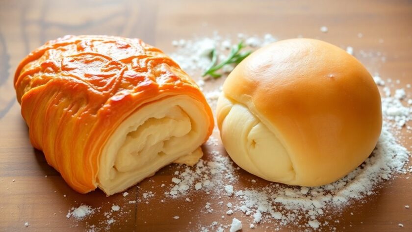 croissant and crescent roll comparison