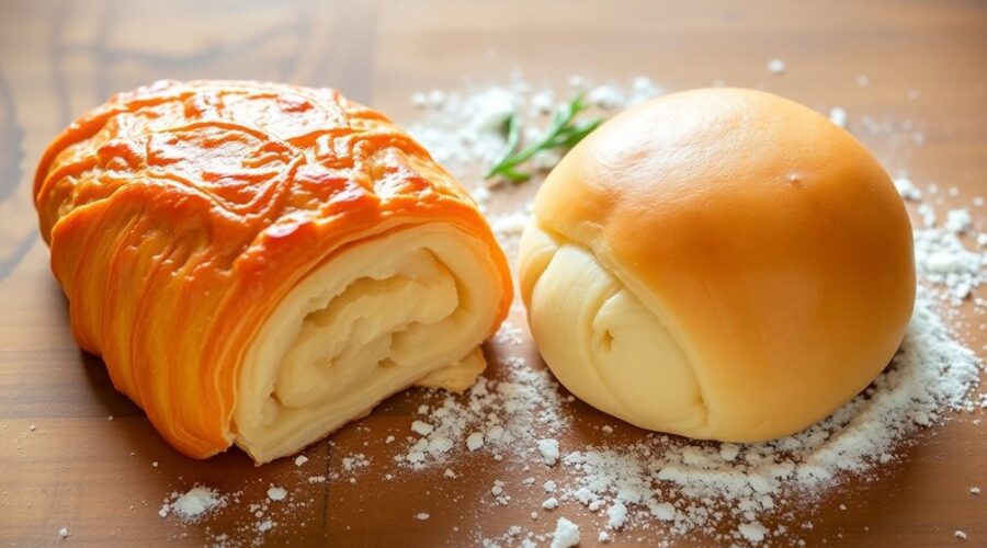 croissant and crescent roll comparison