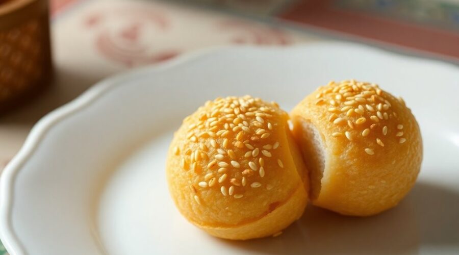 crunchy sweet chinese dessert