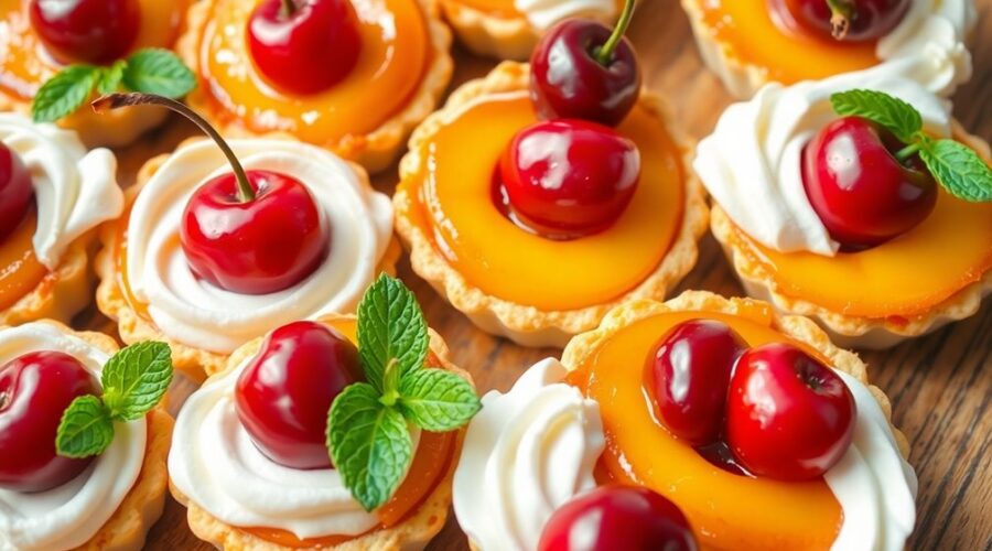 delicious cherry peach desserts