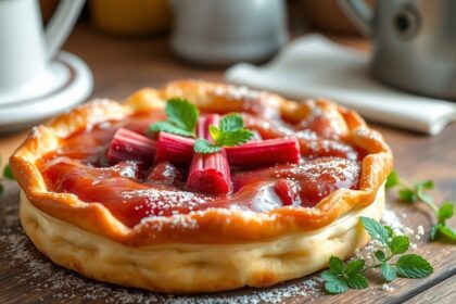 delicious rhubarb tart recipe