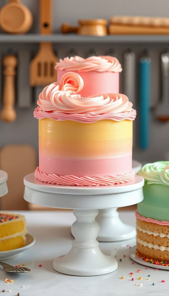 deliciously vibrant cake artistry