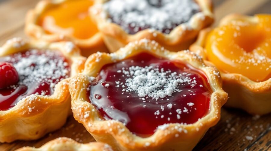 easy puff pastry tarts