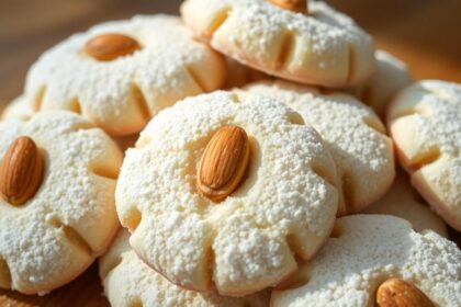 greek almond shortbread cookies