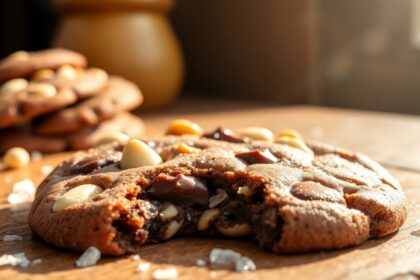 indulgent chocolate macadamia cookies