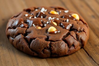 luxurious chocolate macadamia cookies