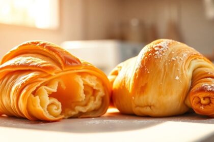 pastry shape and texture