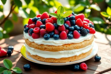 refreshing summer berry dessert