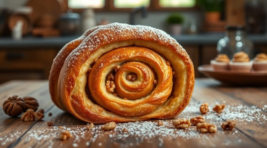 slovenian traditional nut roll