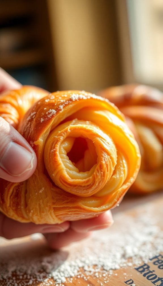 twisted croissant shaping techniques