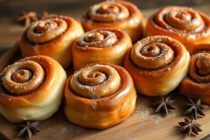 airy flavorful cinnamon rolls