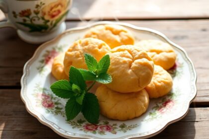 aromatic vanilla tea biscuits