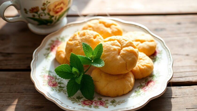 aromatic vanilla tea biscuits