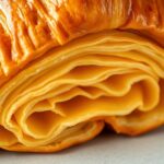 buttery flaky croissant layers