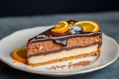 chocolate orange cheesecake delight