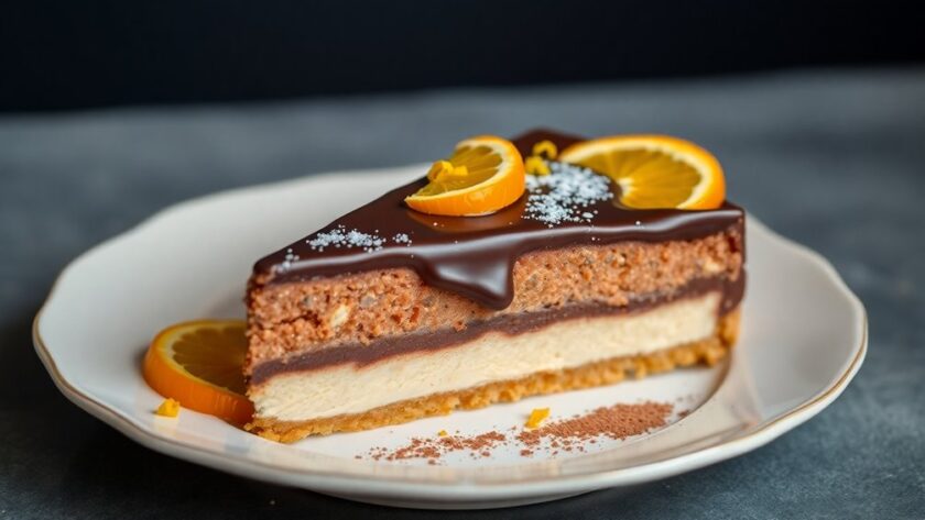 chocolate orange cheesecake delight